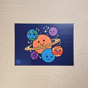 Positive Space Postcard Print