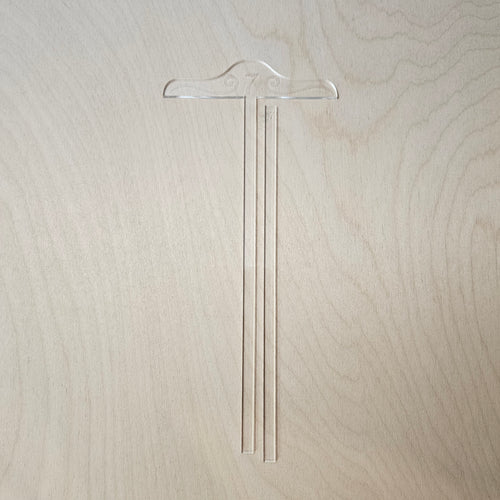Clear Book Binding T-Spacer & Spacer Bar // 3mm - 10mm