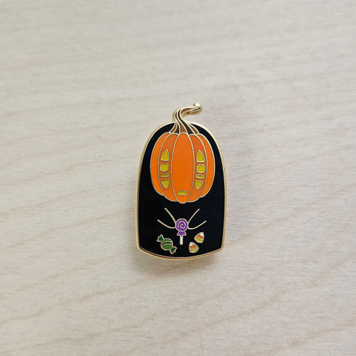 Pumpkin-Face Pin *Seconds* // Ghibli Fanart