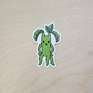 Leafy Friend Sticker // HP Fanart