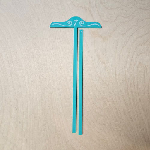 Teal Book Binding T-Spacer & Spacer Bar // 3mm - 10mm
