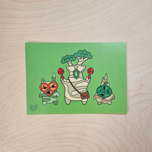 Yahaha Postcard Print // Zelda Fanart