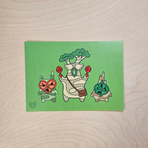Yahaha Postcard Print // Zelda Fanart