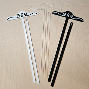 Black Book Binding T-Spacer & Spacer Bar // 3mm - 10mm