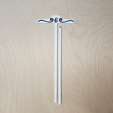 White Book Binding T-Spacer & Spacer Bar // 3mm - 10mm