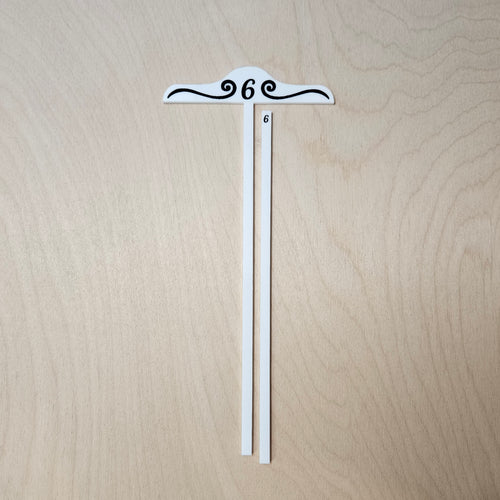 White Book Binding T-Spacer & Spacer Bar // 3mm - 10mm