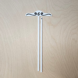 White Book Binding T-Spacer & Spacer Bar // 3mm - 10mm