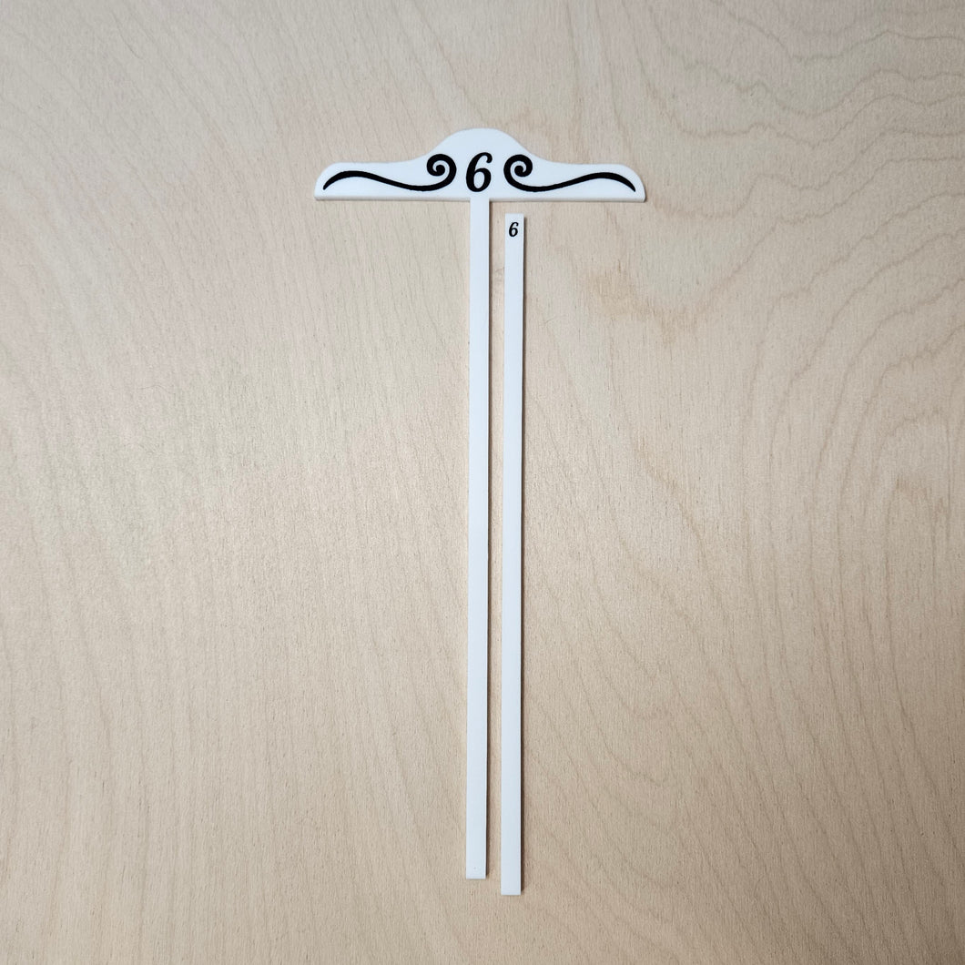 White Book Binding T-Spacer & Spacer Bar // 3mm - 10mm