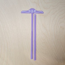 Purple Book Binding T-Spacer & Spacer Bar // 3mm - 10mm