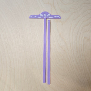 Purple Book Binding T-Spacer & Spacer Bar // 3mm - 10mm