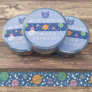 Out of This World Foil Washi Tape // Stationary // Planner // Decorative Tape