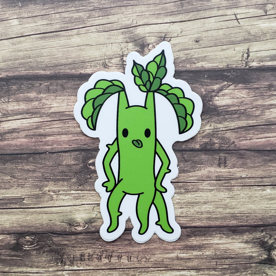 Leafy Friend Sticker // Geek Nerd Fandom